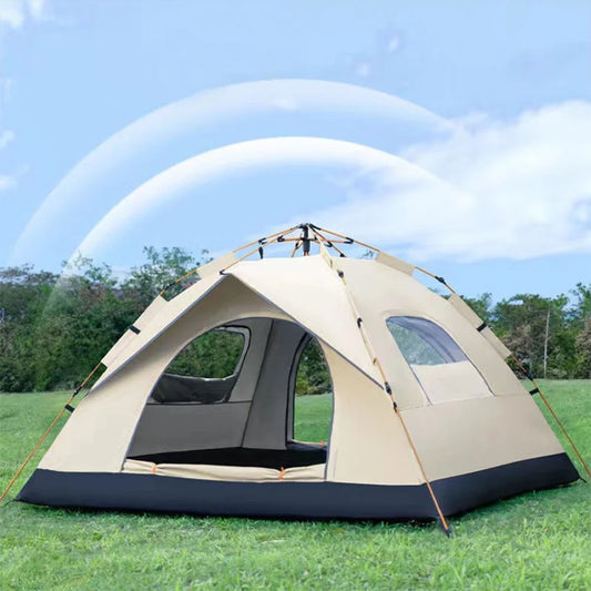 Automatic Quick Opening Camping Tent for Two with Two Doors and Two Windows