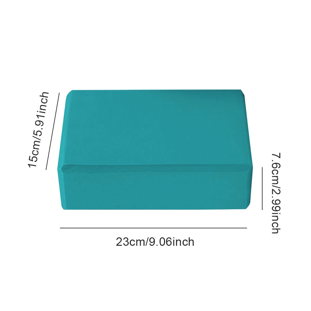 EVA Yoga Block Solid Color Yoga Balance Bricks Moisture-Proof High Density Yoga Blocks Body Shaping Yoga Blocks for Meditation