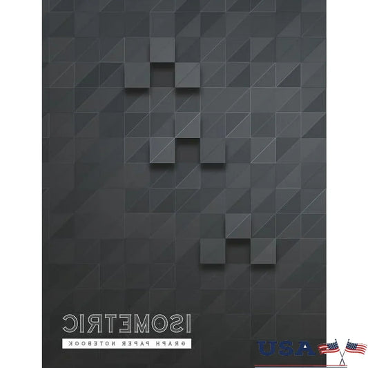 Triangle Engineering Notebook Isometric Graph Paper 3D Drawing Pad Engineer Sketching Drafting Journal 120 Pages 8.5x11 inches