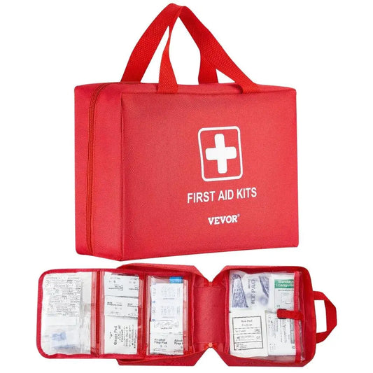 Complete 420 Pieces Emergency Survival First Aid Kit Essential Supplies for Home and Car