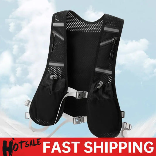 Hydration Running Vest Reflective Lightweight Hiking Pack Cycling Backpack for Trail Running and Marathons