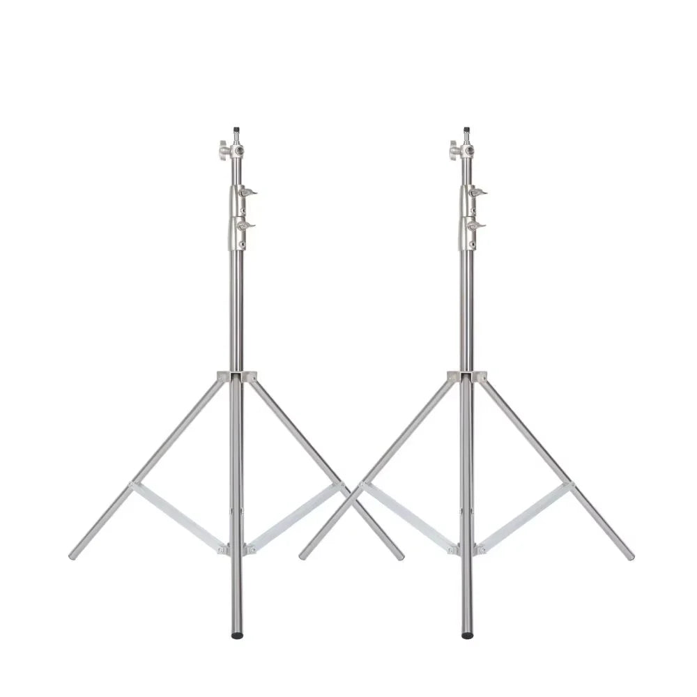 290cm Air Pressure Tripod Bearing 10kg for Camera Stainless Steel Light Stand For Ring Light Live Youtube and Photography Soft
