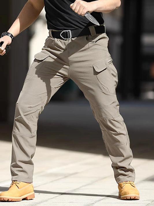 Men Spring Autumn Tactical Fitness Pants Climbing Hiking Camping cycling Hunting Elastic Trousers Quick Dry Trekking Gym Sports