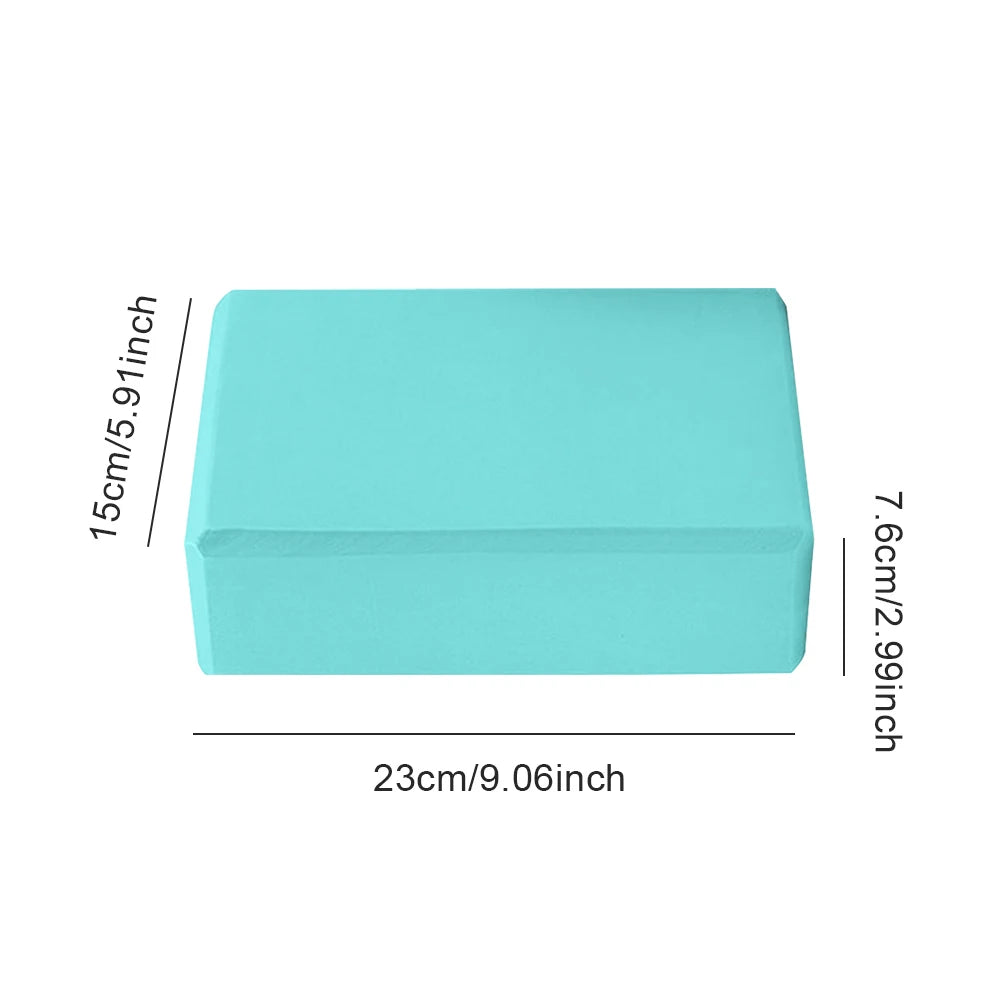 EVA Yoga Block Solid Color Yoga Balance Bricks Moisture-Proof High Density Yoga Blocks Body Shaping Yoga Blocks for Meditation